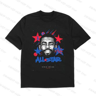 2025 Gramů Bavlna Kyrie Irving Sportovní Tričko Uncle Drew Hip Hop Pánské Dámské Krátký Rukáv Top ins y2k horký prodej nová značka