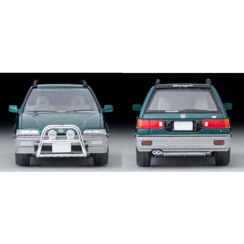 TOMYTEC Tomica Limited Vintage Neo LV-N293b Honda Civic Shuttle Beagle Green/Gray 1994 Model (Assembled)