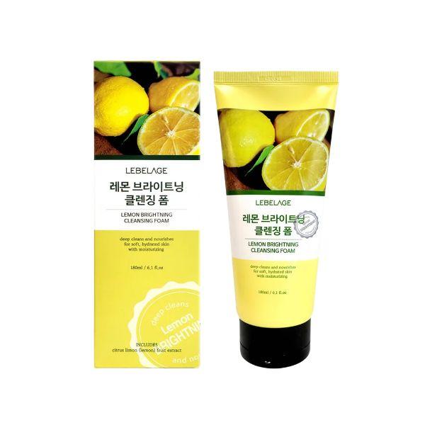 LEBELAGE Lemon Brightening Cleansing Foam 180mL