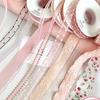 Flower Bouquet Decorative Ribbon Girly Style Series Bowknot Crafting Ribbon Handmade Gift Wrapping Binding Streamers