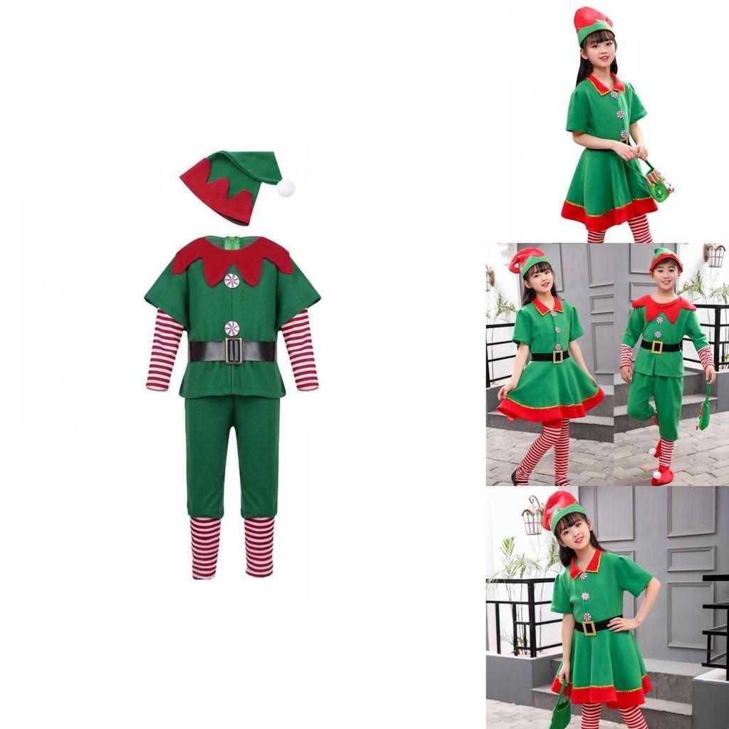 Enchanting Green Elf Santa Claus Costume For Adults And Kids Perfect For Holiday Spirit Events