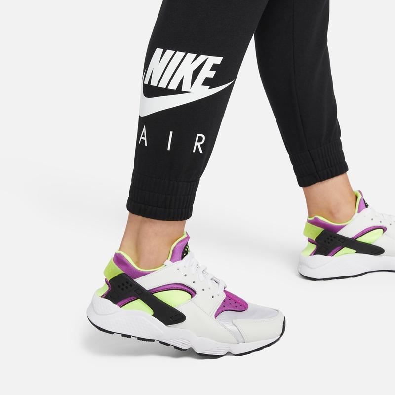 Nike Logo Casual Knit Sports Pants Women Bottoms Black DJ1061-010