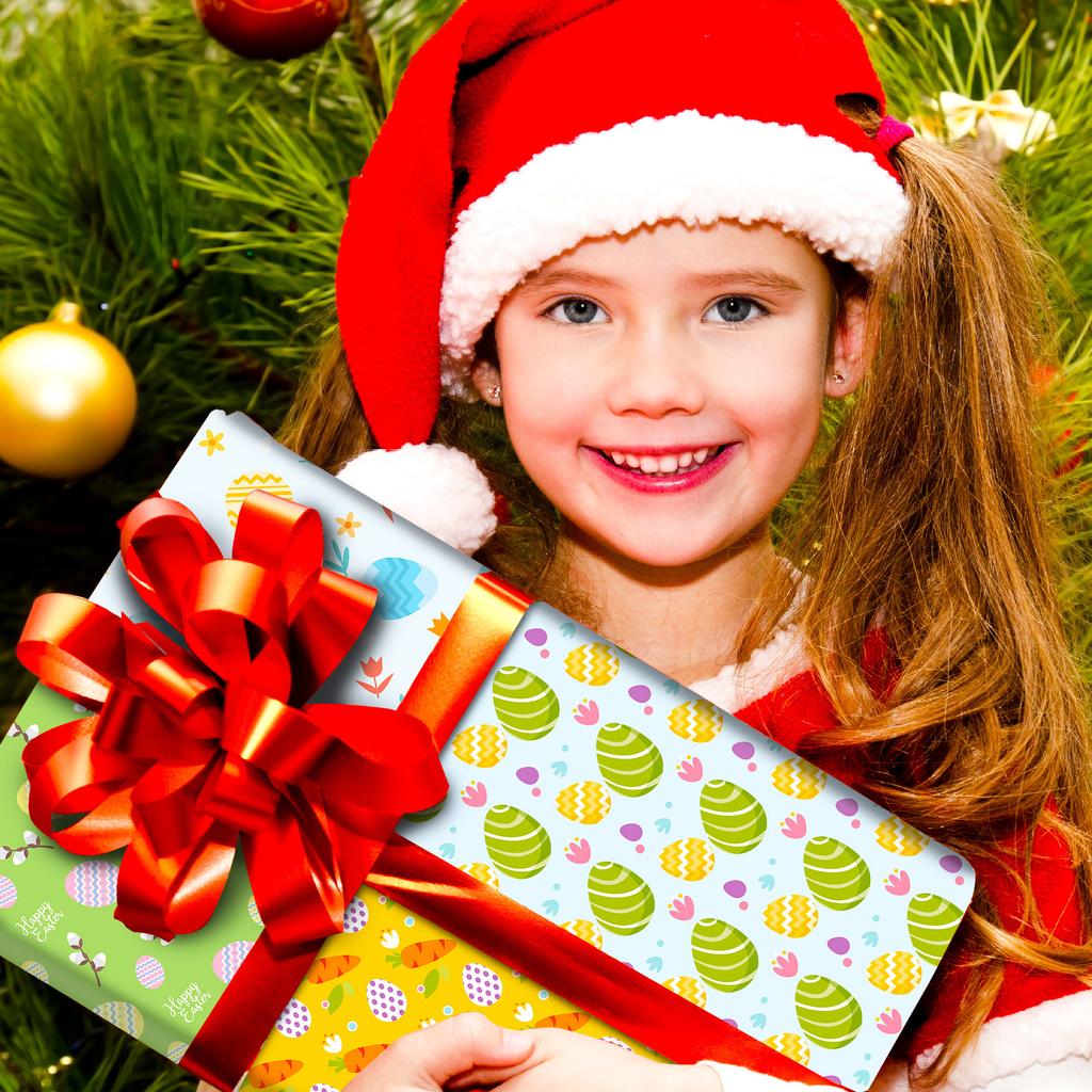 12 Pieces of Color Rebirth Easter Material Paper DIY Material Paper Non-sticky Ins Hand Account Base Background Paper