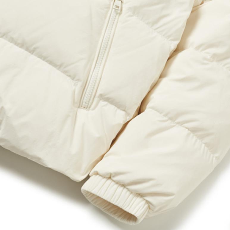 New MLB Down Jacket Winter Unisex Beige 3ADJL0616-50IVS