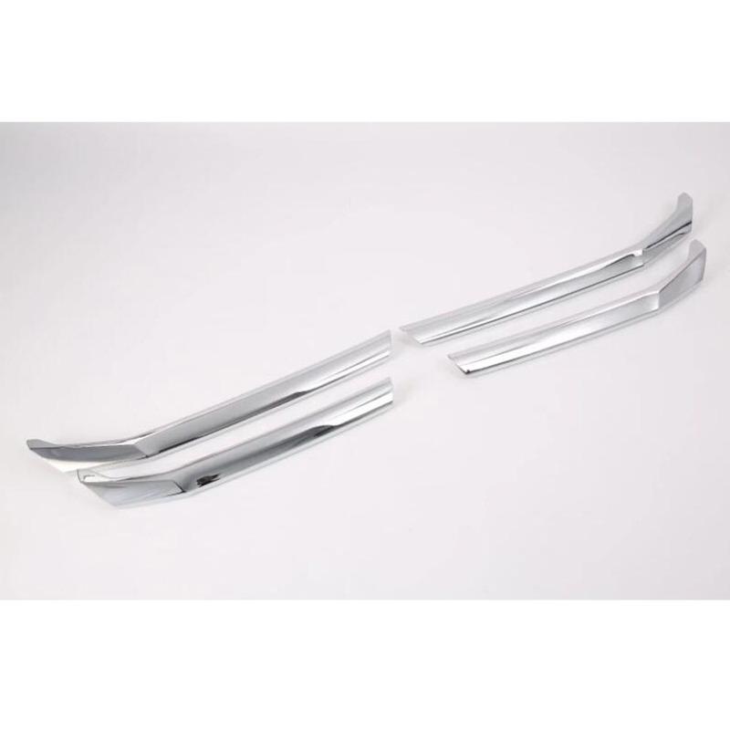 Car Body Protection Detector Trim For Mitsubishi Eclipse Cross 2017 2018    Front up Grid Grill Grille Panel 4pcs