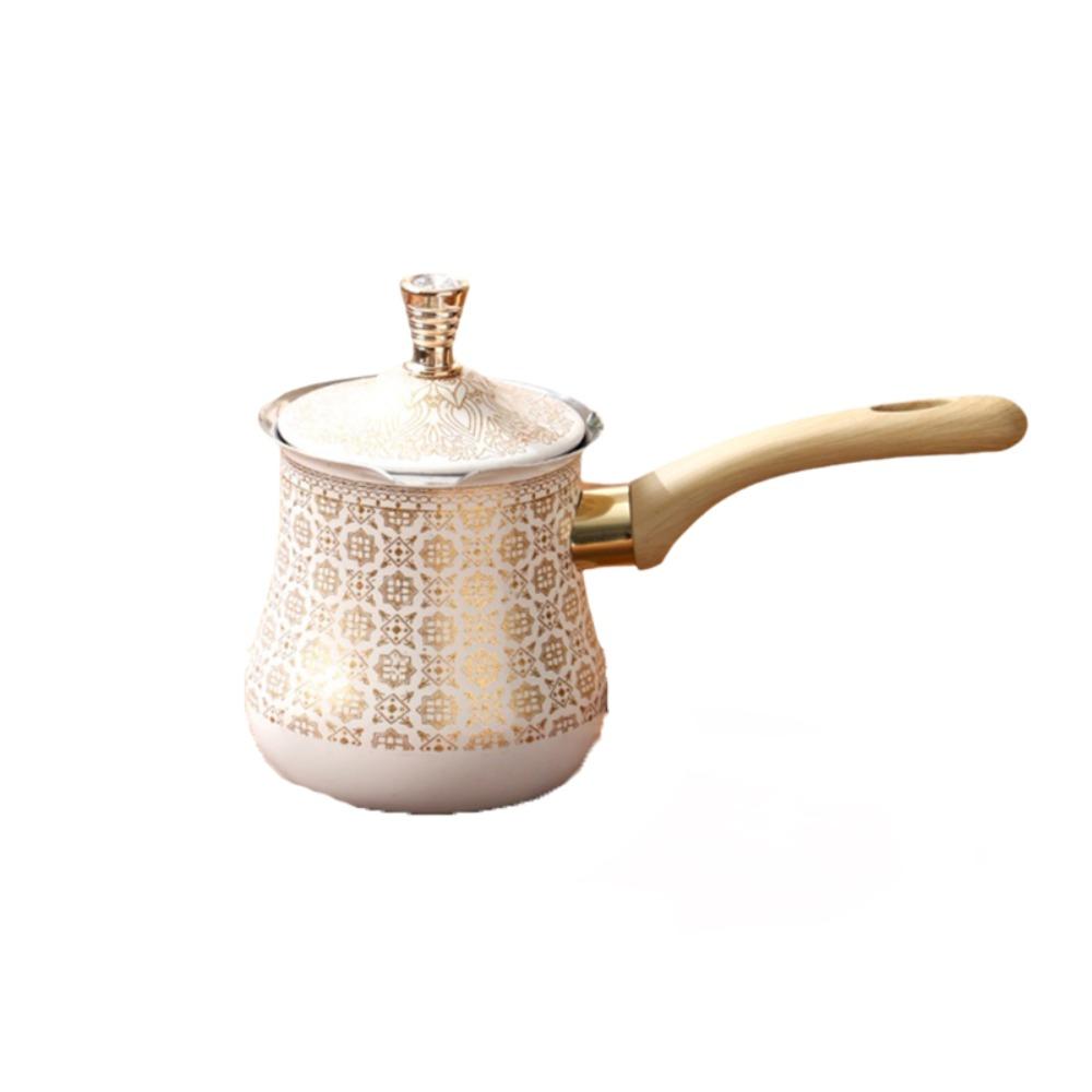 550ml Turkish Coffee Pot Stainless Steel Milk Pot Multifunctional Butter Melting Pot  Kitchen