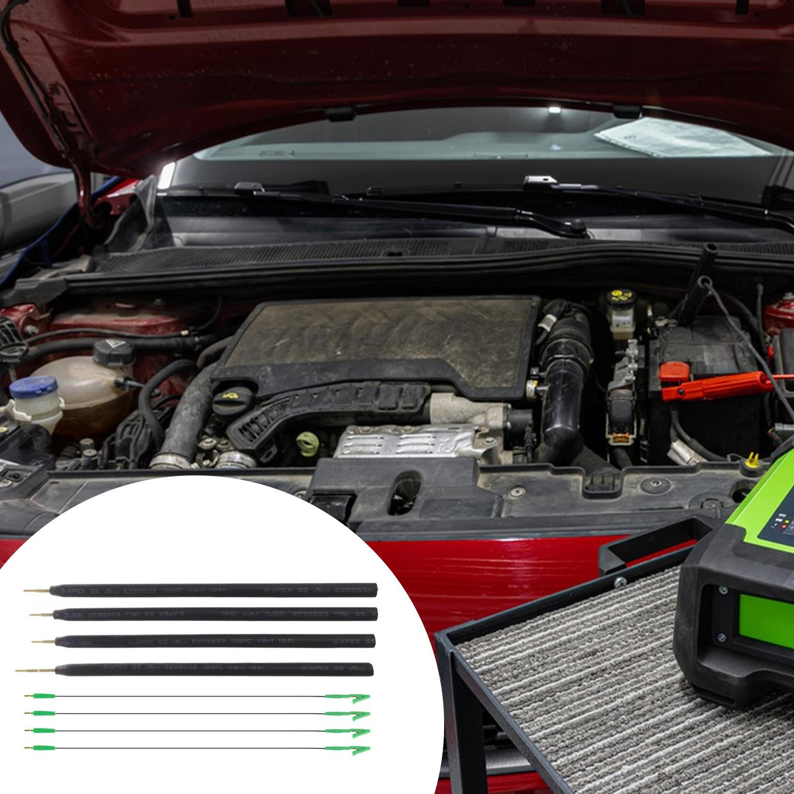 

4x Светодиодные контакты для рамки Инструмент для программирования чипов Тюнинг Простой в использовании Прочный 15см Электрическое тестирование Автомобиль