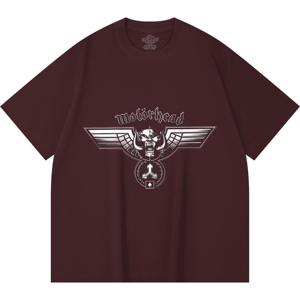 230 g/m² 100% Baumwolle Heavy Metal T-Shirt Rockband Beliebte Musik Druck Unisex Schweres Baumwoll-T-Shirt