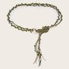 Unisex Bohemian Braided Waist Belt Stylish Nylon Body Jewelry For Beach Parties Daily Fashion Accessories