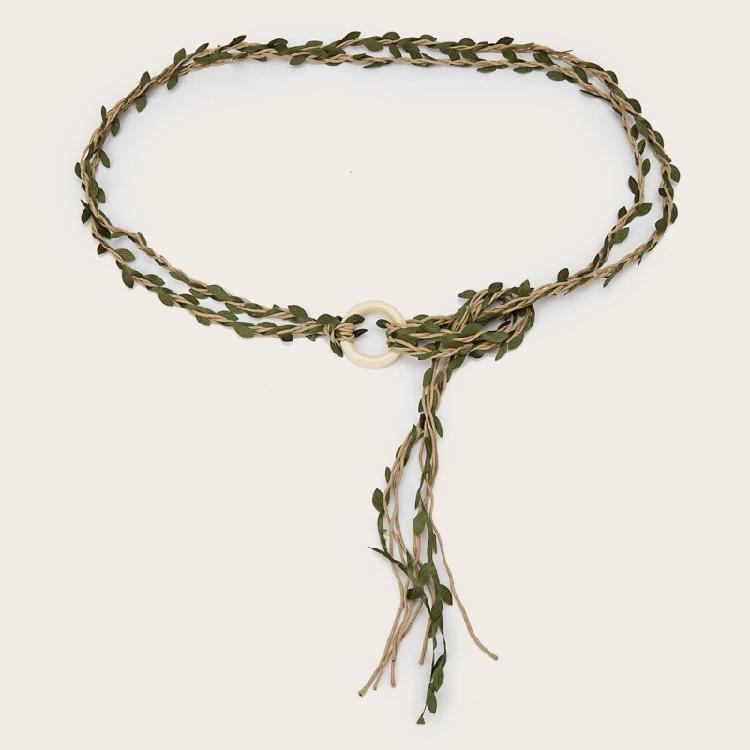 Unisex Bohemian Braided Waist Belt Stylish Nylon Body Jewelry For Beach Parties Daily Fashion Accessories