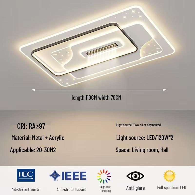 Modern LED Ceiling Light Set for Living, Dining, and Bedroom