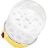 Rapid Electric Egg Cooker - Steamer for Hard Boiled, Poached, Scrambled Eggs & Omelets (2 Layers Yellow)