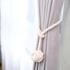1PC/2PCS Modern Style Curtain Tiebacks Curtain Ties Handmade Natural Round Rope Home Decoration Window Curtain Buckles