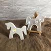 Sweet Mini Ponies Shape Silicone Mold Horse Hollowed Heart Figurine Mould For DIY Cement Statue And Resin Craft Projects