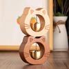 Wall Hanging Entrance Chime Magnetic Wind Chime Cute Cat Wooden Doorbell  Apartment