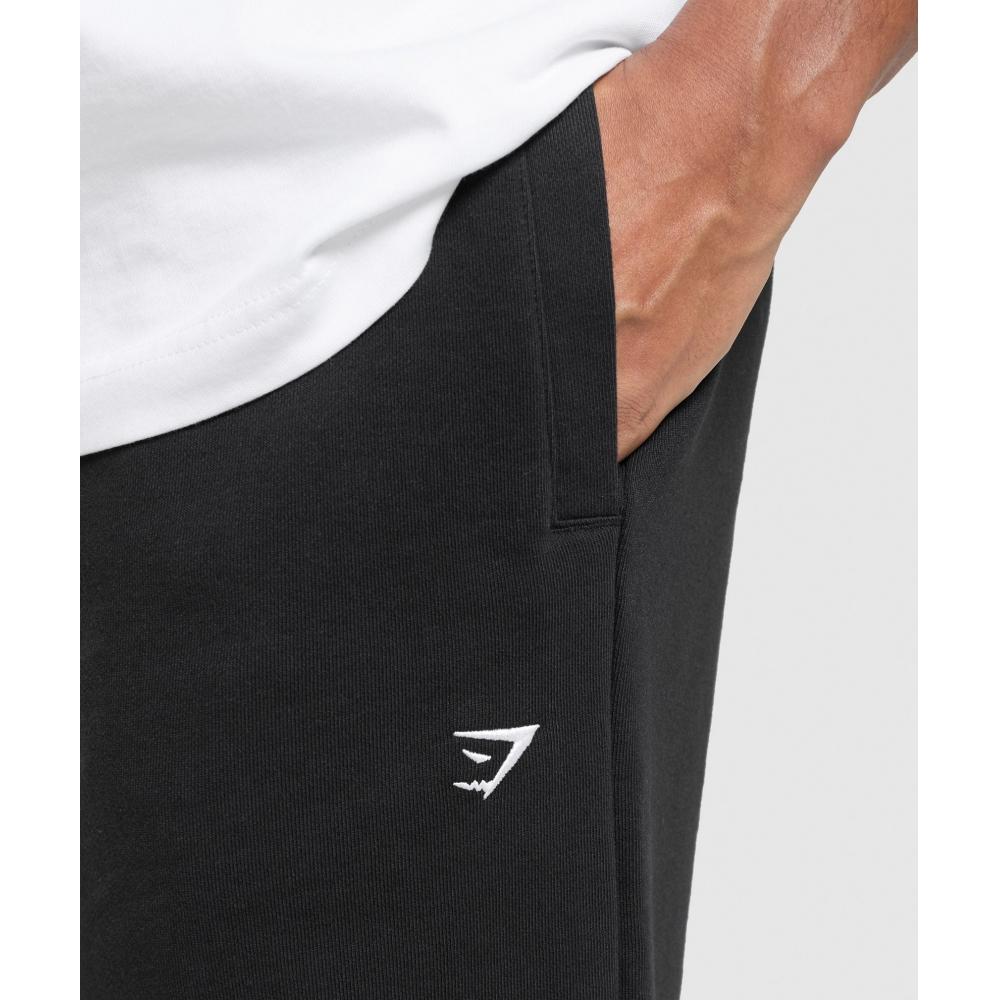 Gymshark Rest Day Essentials Straight Leg Joggers Black A1c8u Bb2j