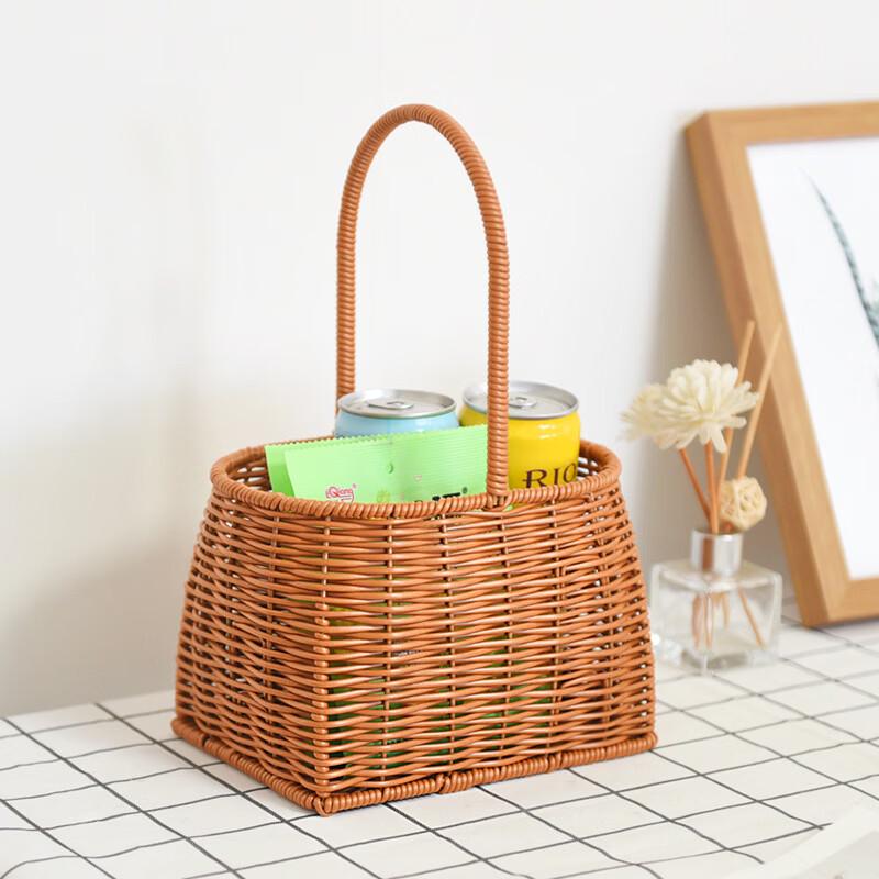 OLOEY Imitation Rattan Picnic Basket