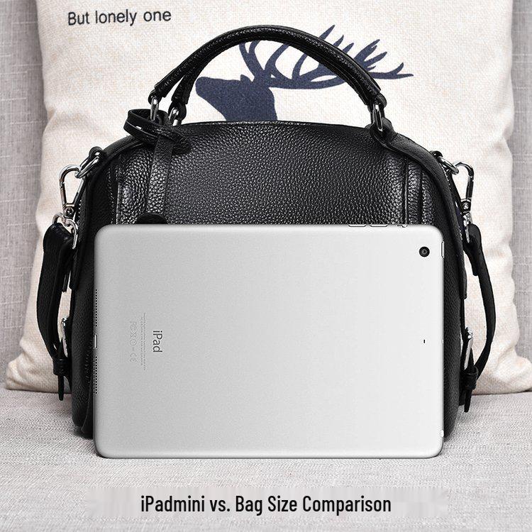 Damen 2024 Vielseitige Handtasche aus echtem Leder - Trendige kleine Umhängetasche