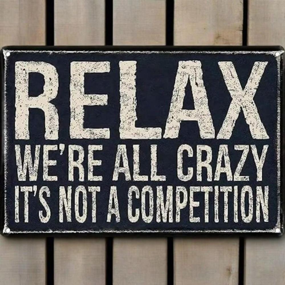 Vintage Metal Wall Art Decor Zen Attractive Durable Living Room Poster