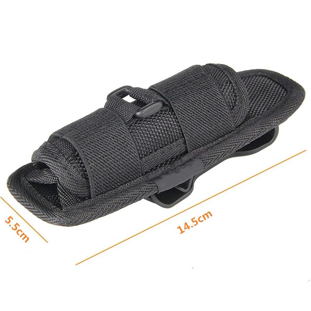 

Підсумок для ліхтарика на відкритому повітрі Кобура з кліпсою, що обертається на 360 градусів, Чохол для ременя, Тримач для ліхтарика, Риболовля