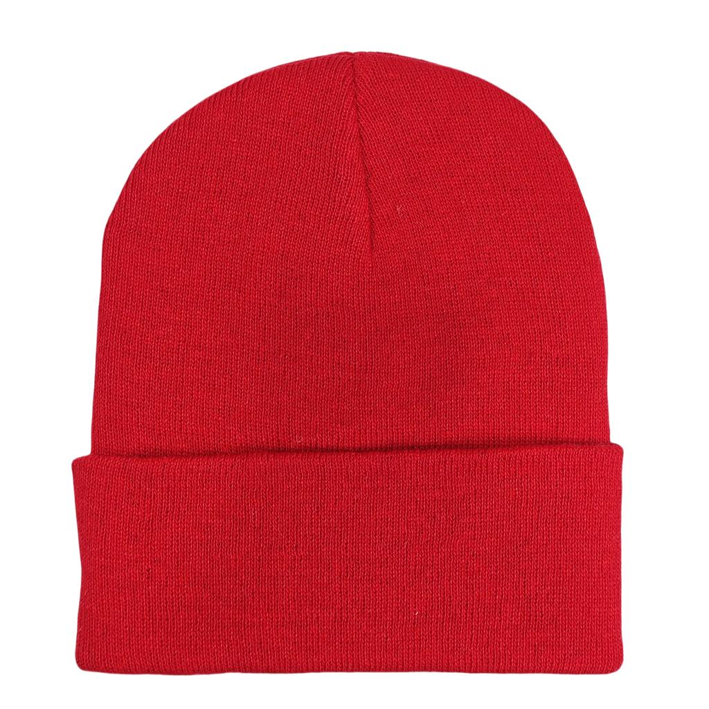 Custom Plain Knit Beanie Soft Winter Hat with 58 Colors Ready Stock Embroidery Logo