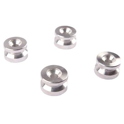 4pcs Motorcycle Luggage Storage Box Bushing Pad Quick Release Bottom Cushion Aluminum Alloy Cushion Trunk Buckle