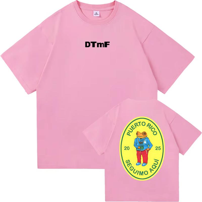 DTMF Debí Tirar Más Fotos Bad Bunny T Shirt Fashion Women Retro Funny Frog Tshirt Unisex DeBÍ TiRAR MáS FOToS Cotton Tees Shirts