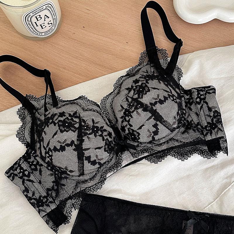 Summer Lace Push-Up Bra for Girls - Hollow Out Design