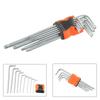 9PCS L Type Double-End Screwdriver Hex Wrench Set Key Hexagon Flat Ball Torx Star Head Spanner Key Hand Tool Multifunctional