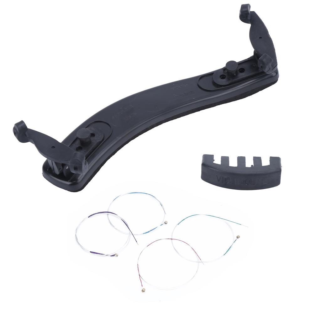 3 i 1 Fiolindeler Sett Skulderstøtte Demper Streng Musikkinstrument Tilbehør