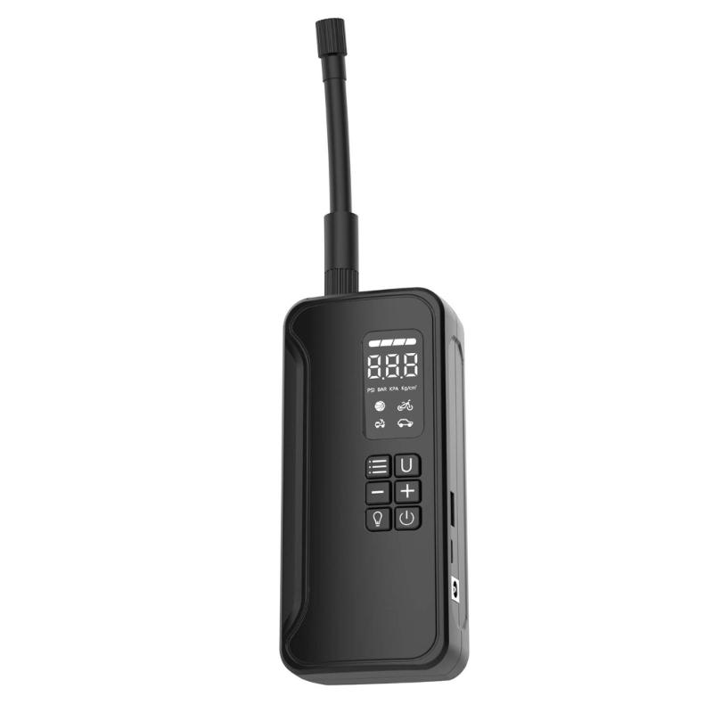 Multifunction Starting Device High Efficiency Tire Inflator Fast Inflation Air Compressor for Vehicle Outdoor Enthusiast