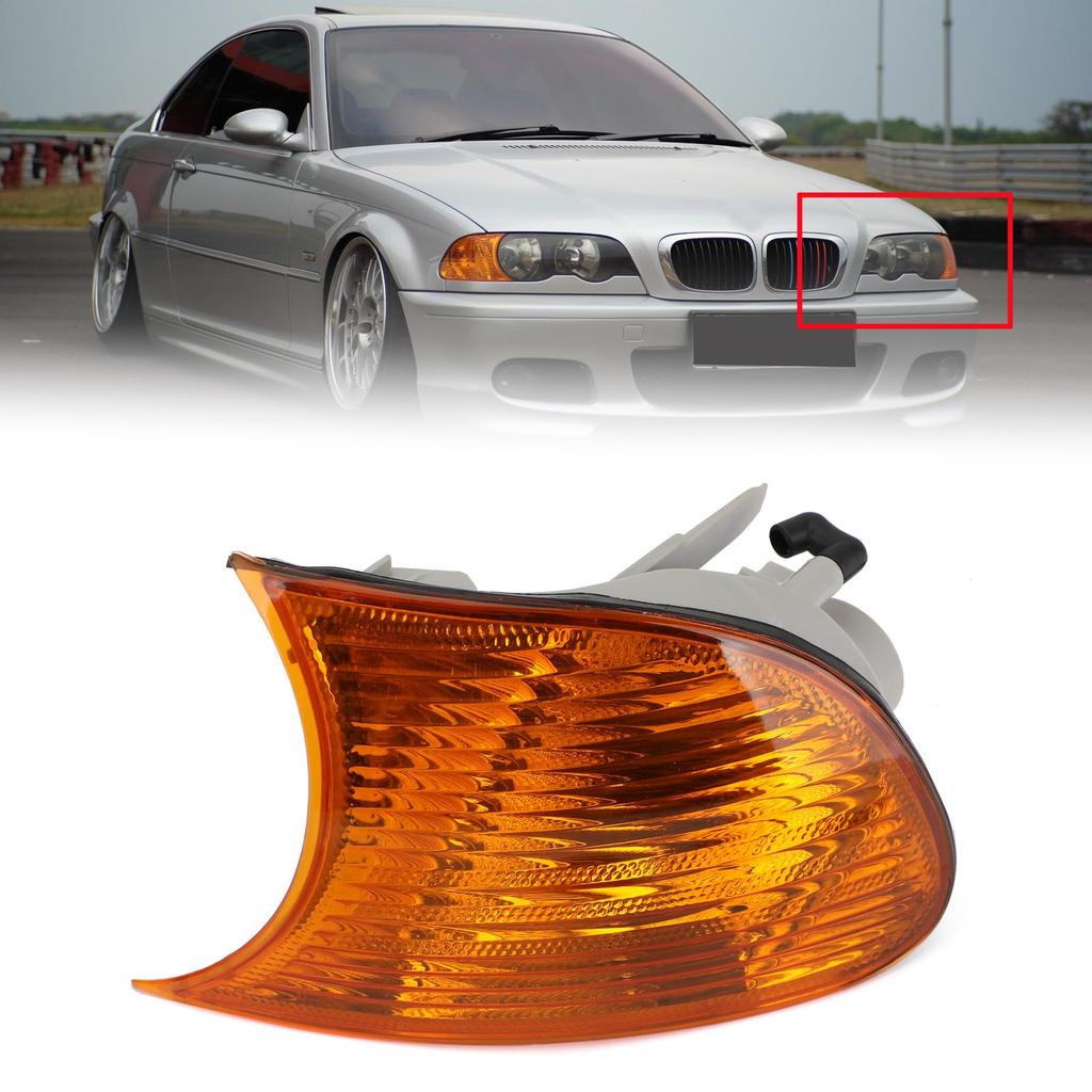 Left Side Amber Corner Light For BMW 3 Series E46 98-01 Coupe 63126904299