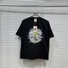 Mens Cotton Graphic Tee Streetwear Loose Fit Short Sleeve T-Shirt Casual Wear