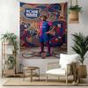 Lamin Yamal Custom Your Name Wall Decor Tapestry Art For Pet Memorial Birthdaywedding Party Backdrop Family Gift
