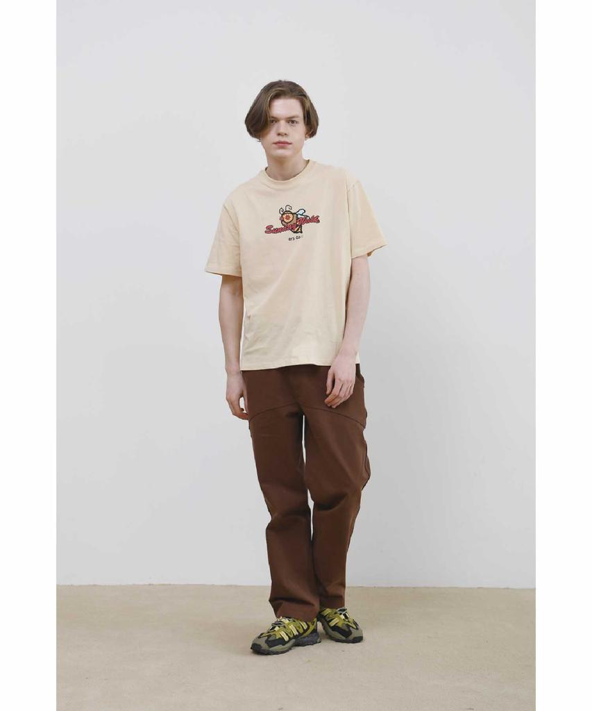 Ialeseuko Honey Bee T-Shirt Yellow Beige