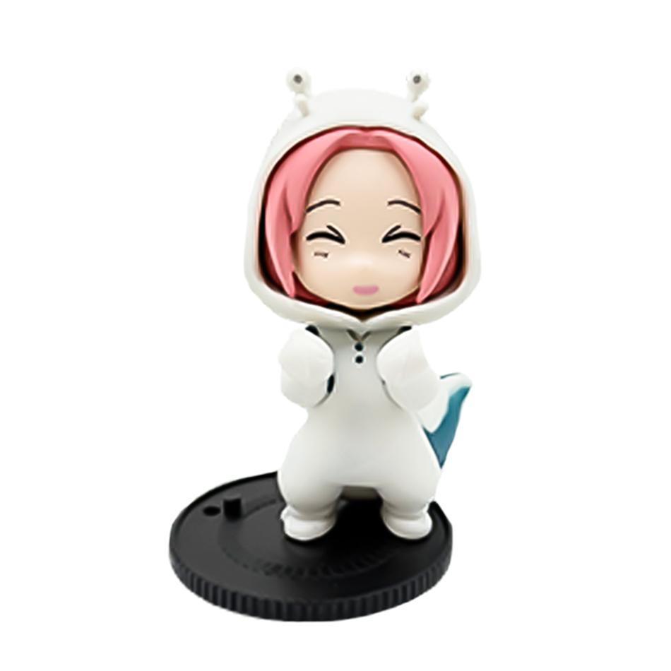 1-9 Peças Naruto Caixa Surpresa Figuras Modelo Ornamento Anime Uchiha Sasuke Sakura Cosplay Figura de Ação Modelo Brinquedos Decorações Presentes