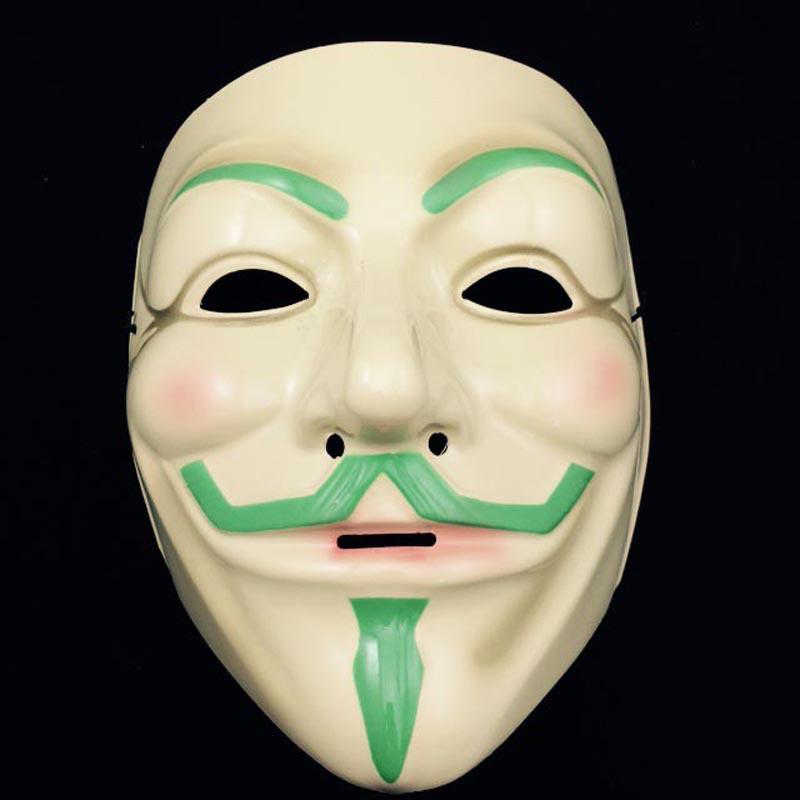 Fashion V For Vendetta Guy Fawkes Mask Anonymous Halloween Costumes Cosplay