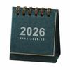 3pcs English 2026 Mini Simple Small Desk Calendar Pocket Portable Daily Memo Calendar Planner Desktop Decor Office Stationery