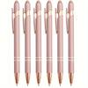 6 Pcs Ballpoint Pen 2-in-1 Stylus Retractable Ballpoint Pen with Stylus Tip, Metal Stylus Pen for Touch Screens, 1.0 Mm (Black Ink )