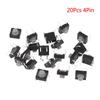 20Pcs 8X8X5Mm Silent Tactile Push Button Switch 2Pin 4Pin Copper Contact For Diy Electronic Circuit Control Parts