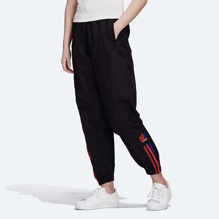 Adidas Originals Track Pants Casual Retro Sport Tapered Knit Pants Women Pants Black GD2231