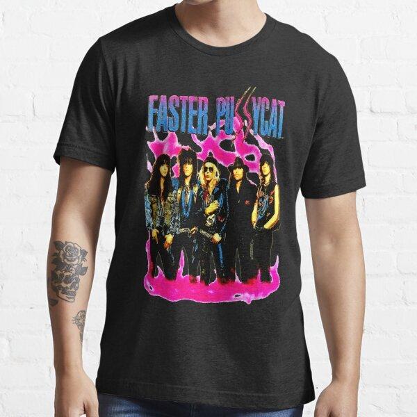 Faster Pussycat band Music Gifft Funny Black Unise All size Tshirt Unisex T-Shirt L