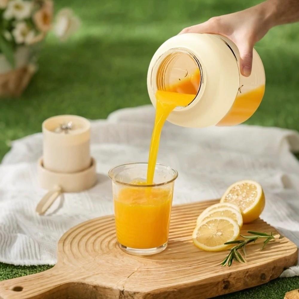 Large Capacity Portable Juicer Bucket USB Rechargeable Vegetable Fruit Blender Sports Use