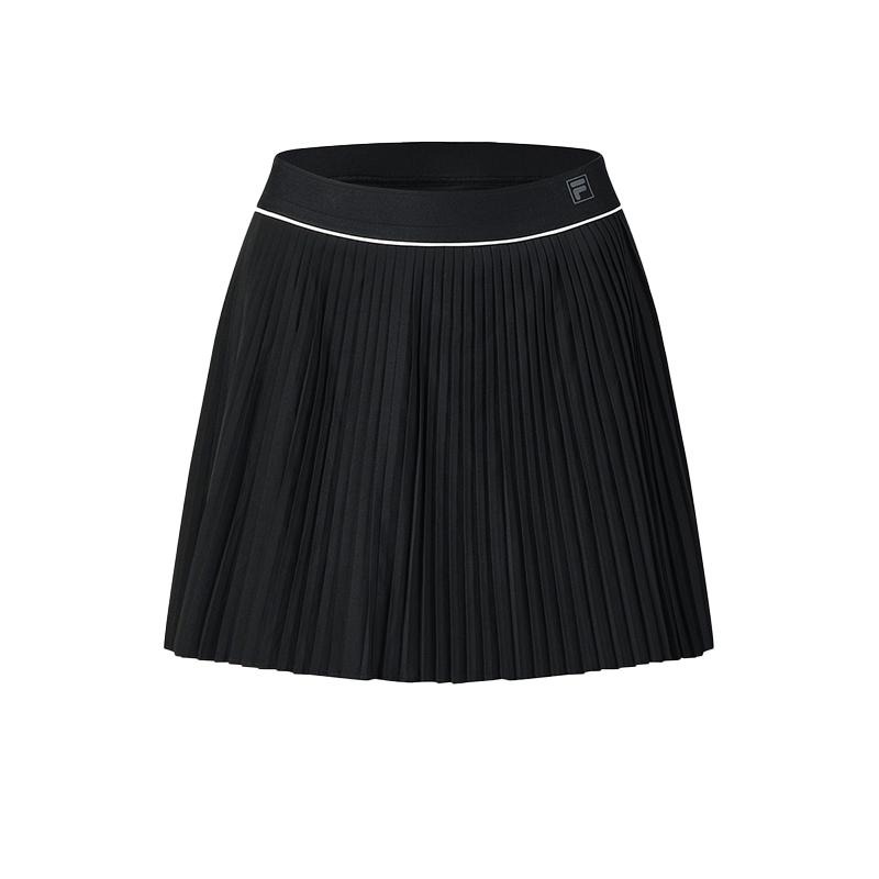 Fila Tennis Fashion Simple Classic Pleated Breathable Sports Woven Tennis Skirt Women Skirts A11W623337FBK