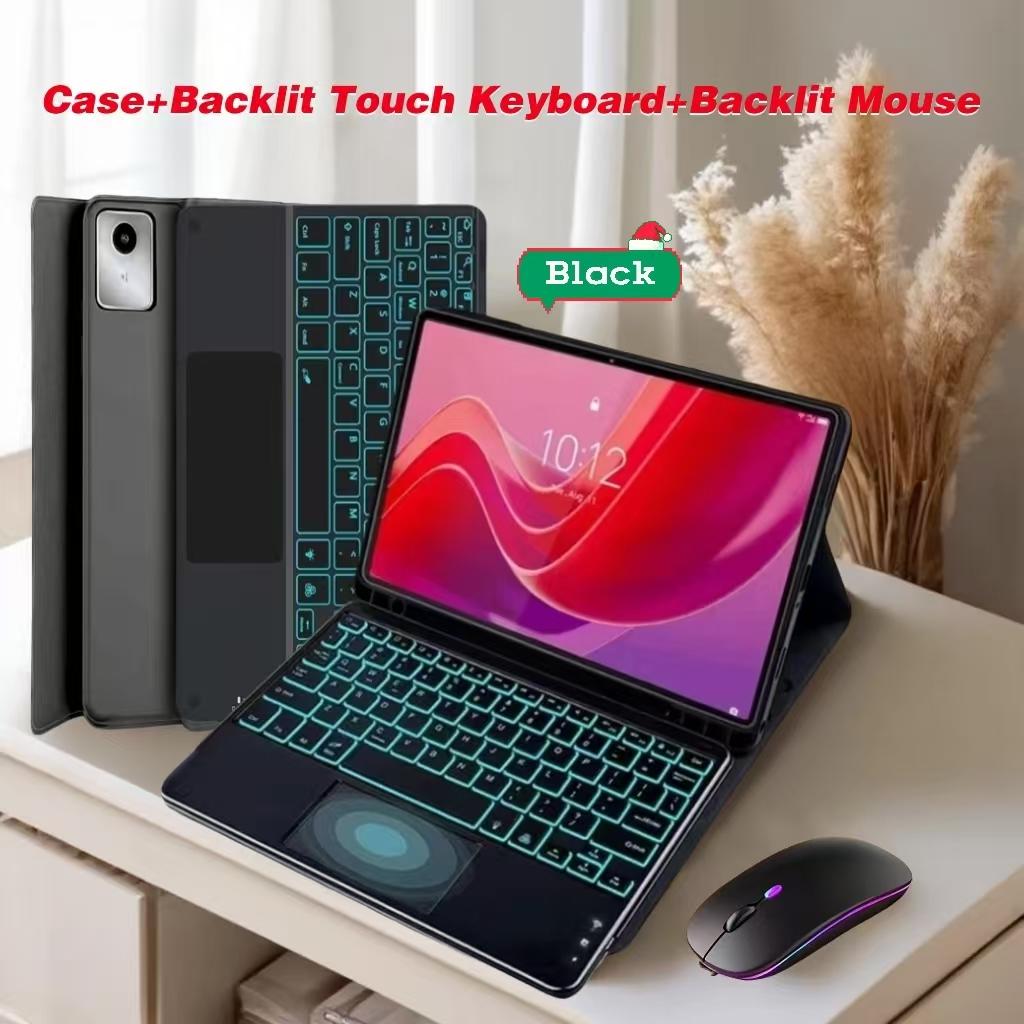 Case for Xiaoxin Pad 11 in 2026/2026,Bluetooth Keyboard cover for Lenovo Tab M11 11inch,for Lenovo Idea Tab 11 Smart Stand Cover
