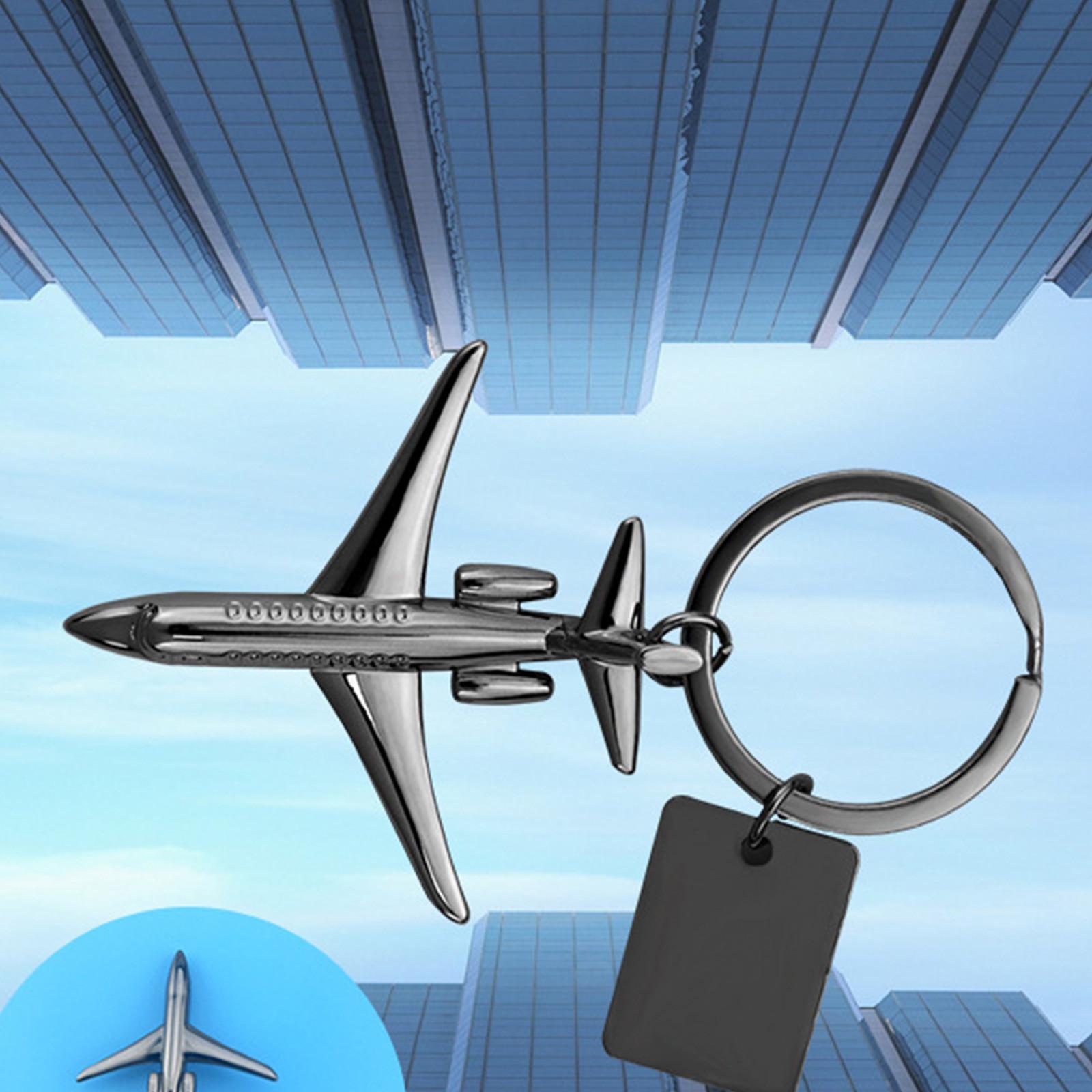 Творческий 3D-брелок для ключей в виде самолета — фото 2