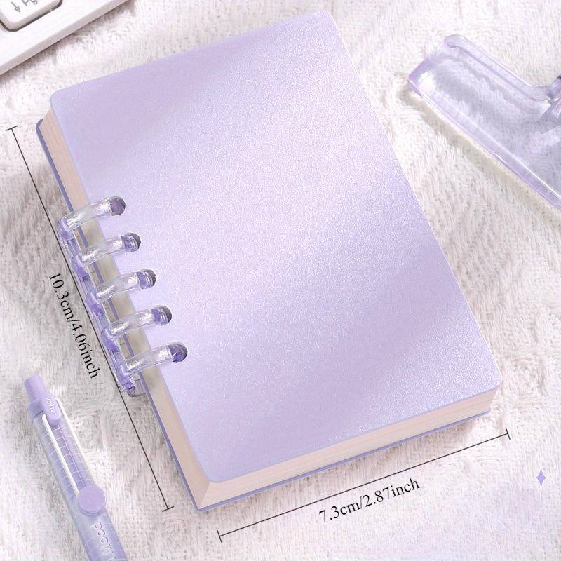 4pcs A7 Mini Notebook Detachable Coil Pocket Diary Note Travel Home Office Notepad Weekly Daily Planner Notebook School Supplies