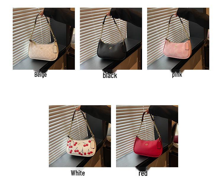 Stylish High-End Women's Crossbody Shoulder Bag with Chain - European & American Design