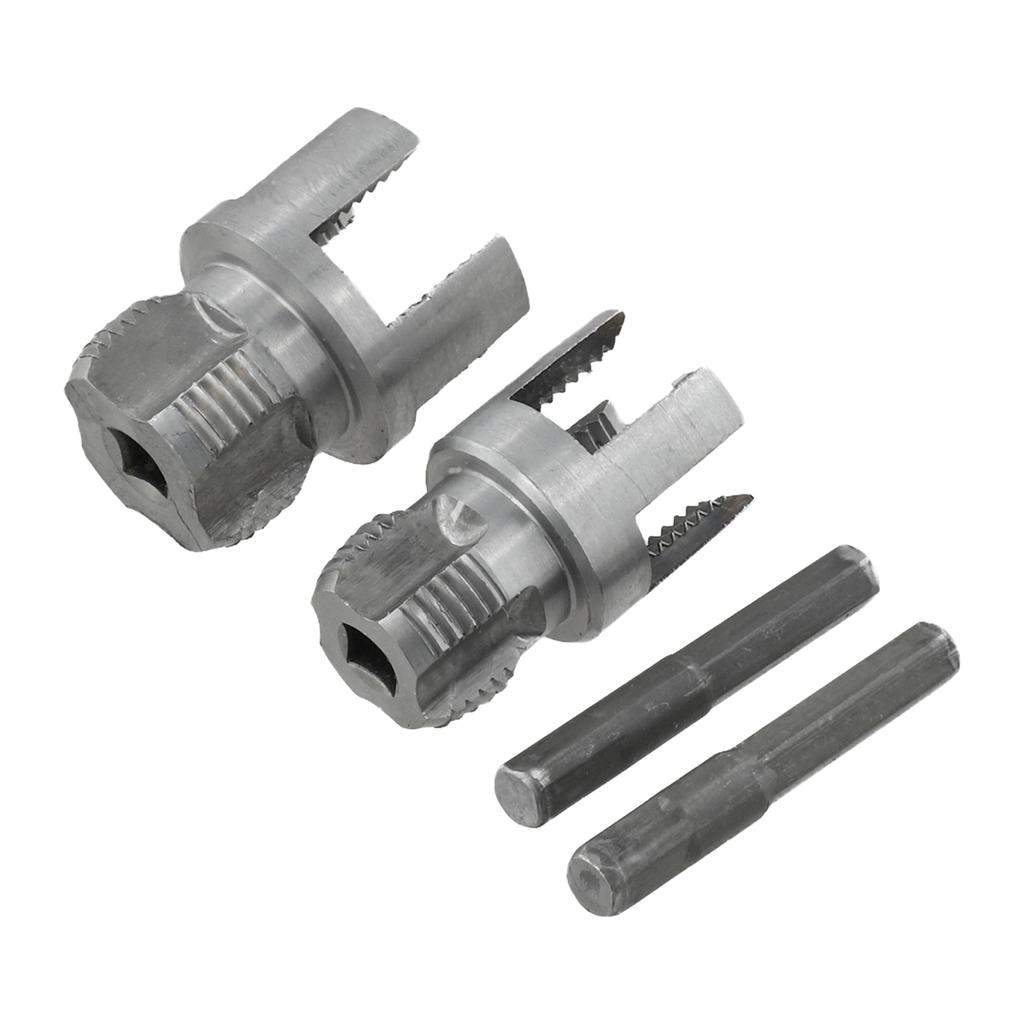 Dual Function Pipe Threading Tool 2 Pieces for Internal and External Threads Suitable for Multiple Pipe Materials
