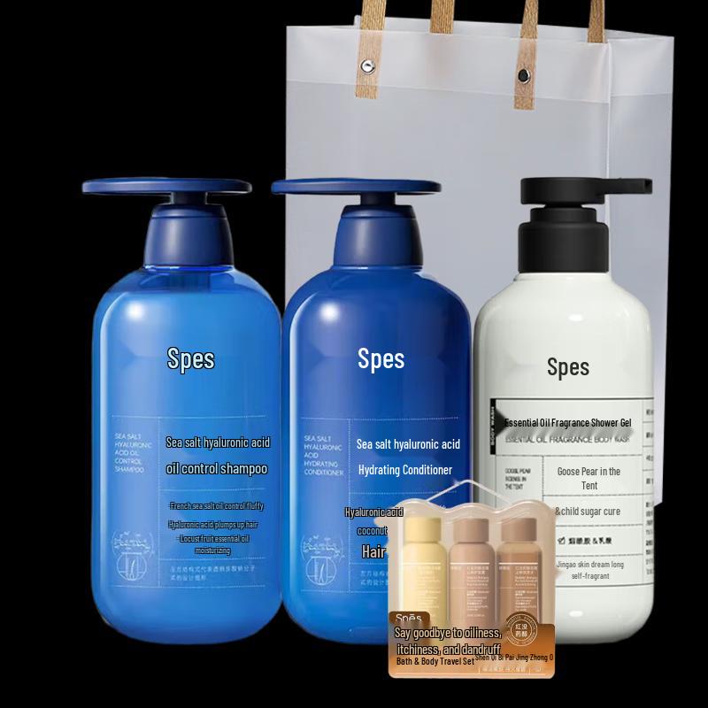 Spes Sea Salt Hyaluronic Acid Complete Hair & Body Care Kit